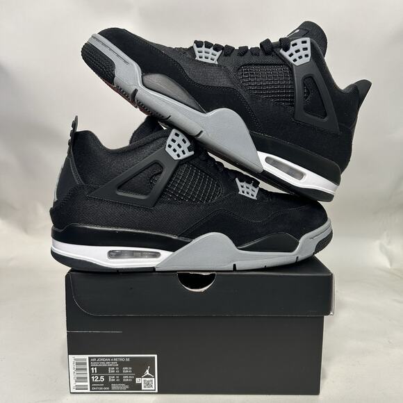 Jordan Other - Nike Air Jordan 4 Retro SE “Black Canvas”